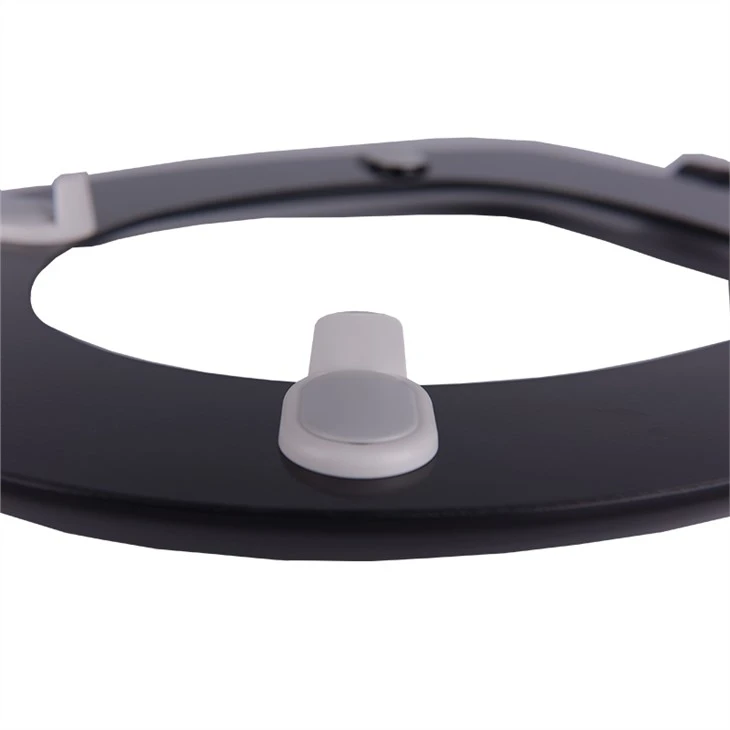 black round toilet seat